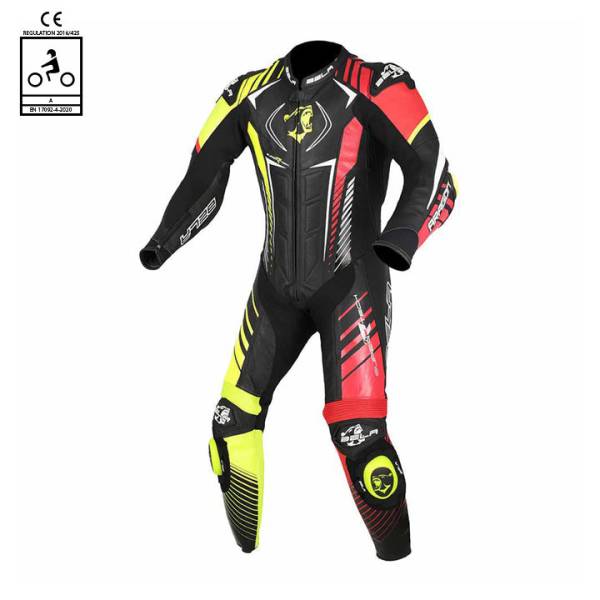 BELA Aragone - 1 PC Racing Suit - Black Red Yellow