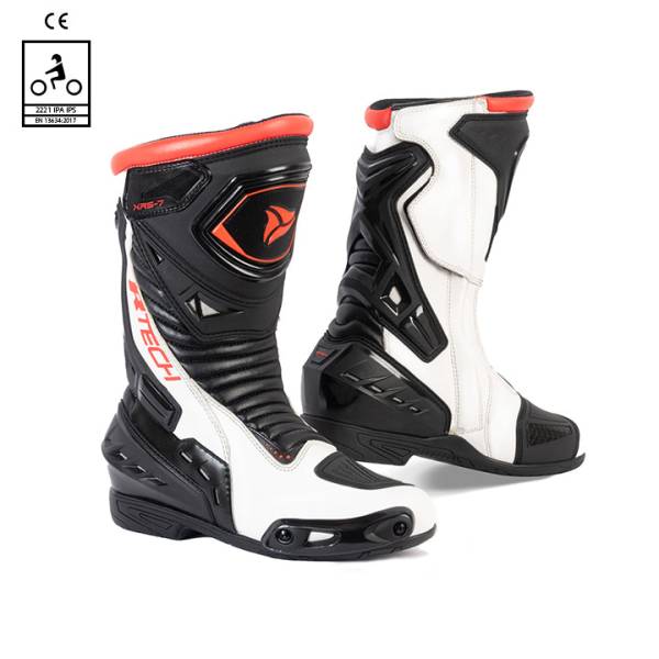 R-TECH Tornado 2.0 - Racing Boot - Black White Red