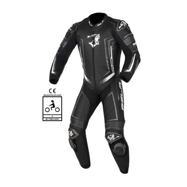 BELA Beast - 1 PC Racing Suit -  Black Dark Gray White