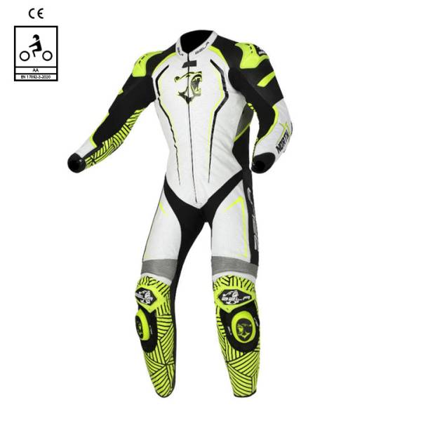 BELA North Star - 1 PC Racing Suit - Black White Yellow Flouro