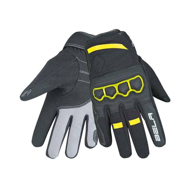 BELA Tracker - Gloves - Black Yellow Flouro