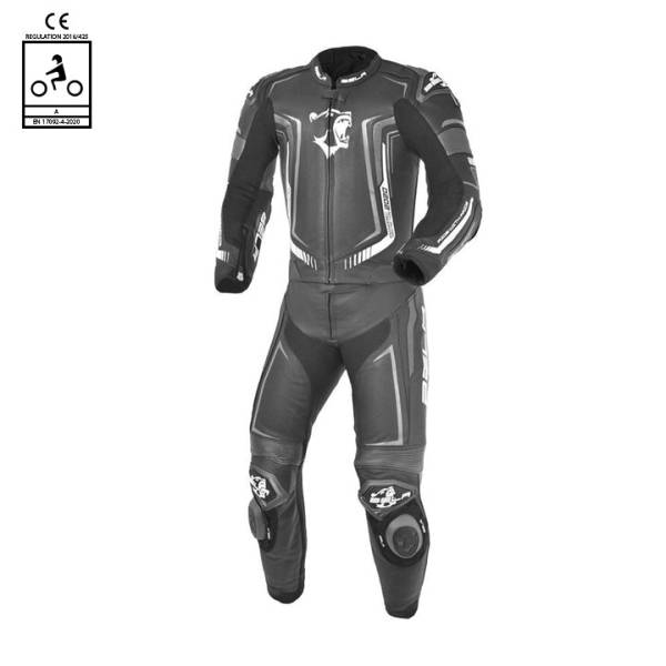 BELA Beast - 2 PC Racing Suit - Black Dark Gray White