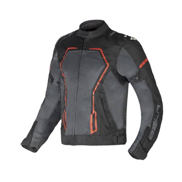 BELA Artrex - The Mesh Textile Jacket - Black Gray Red