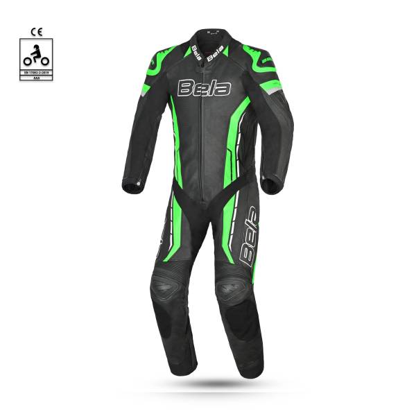 BELA Rocket Man Mix Kangaroo - 1 PC Racing Suit -Black Green