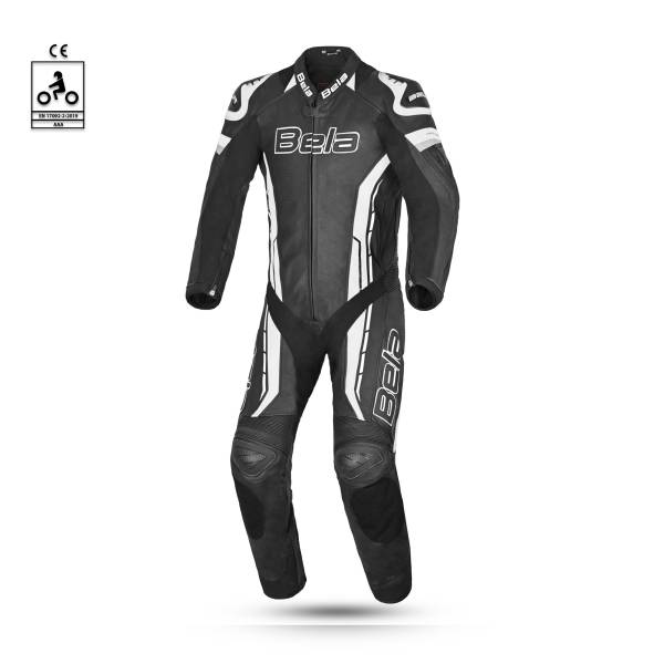 BELA Rocket Man Mix Kangaroo - 1 PC Racing Suit - Black White