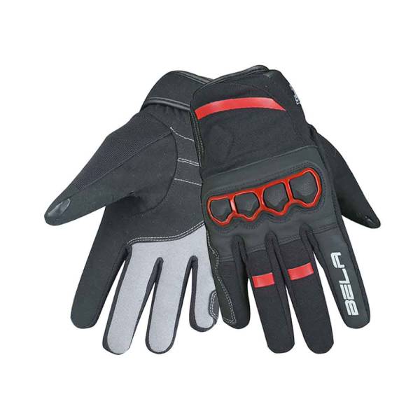 BELA Tracker - Gloves - Black Red