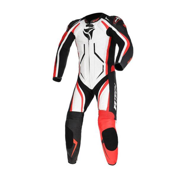 R-TECH Defender GP - 1 PC Racing Suit- White Black Red