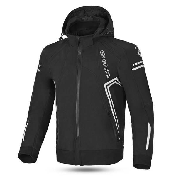 BELA Breeze Softshell Hoodie - Black Gray