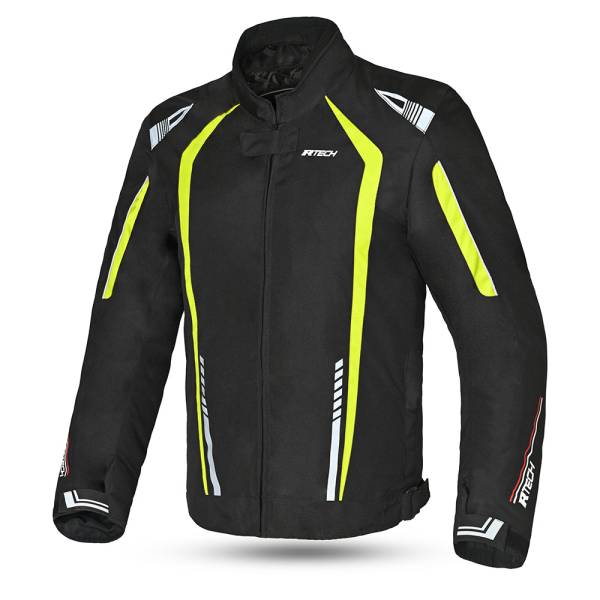 R-TECH Marshal - Textile Jacket - Black Yellow Flouro