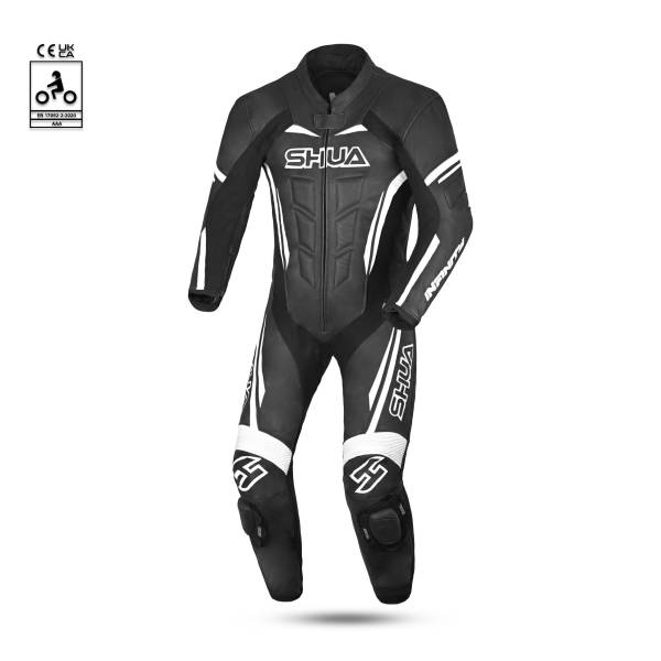 SHUA Infinity - 1 PC Racing Suit - Black White