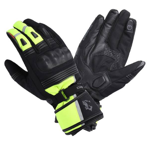 Ice Winter Wp Lady - Gloves - Black Yellow Flouro