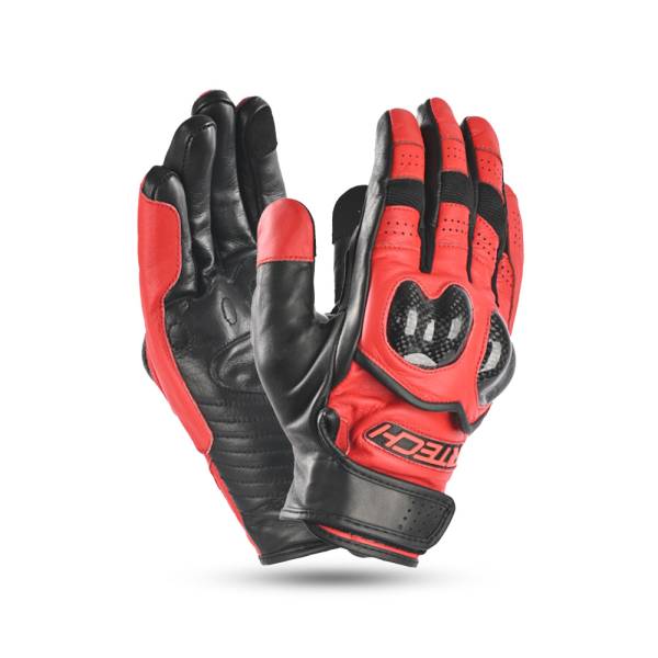 R-TECH Falcon- Gloves - Black Red