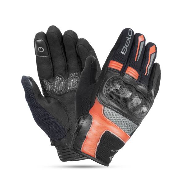 BELA Hero Air  - Summer Mesh Gloves - Black Gray Red