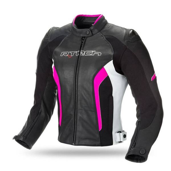 R-TECH Tom RiderLady-Jacket-Black/Pink