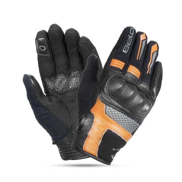 BELA Hero Air  - Summer Mesh Gloves - Black Orange