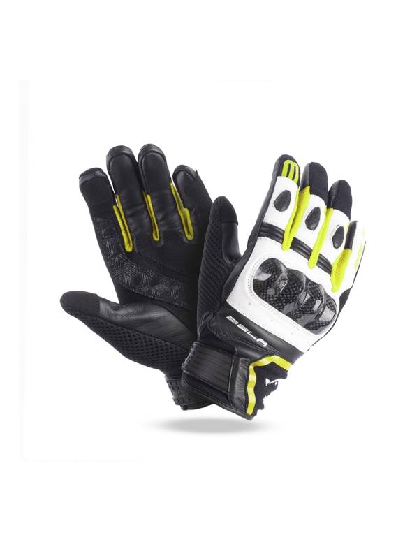 BELA Air Flow - Gloves - Black White Yellow Flouro