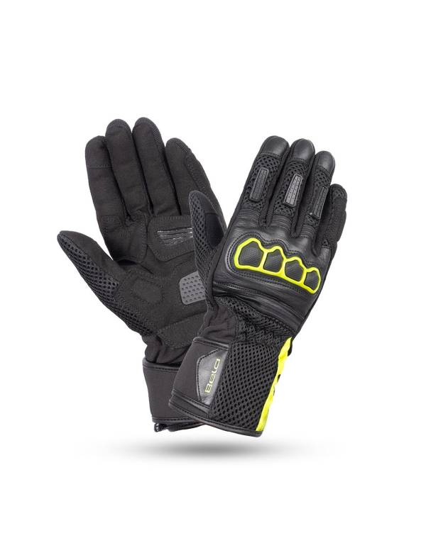 BELA Twix - Gloves - Black Yellow Flouro