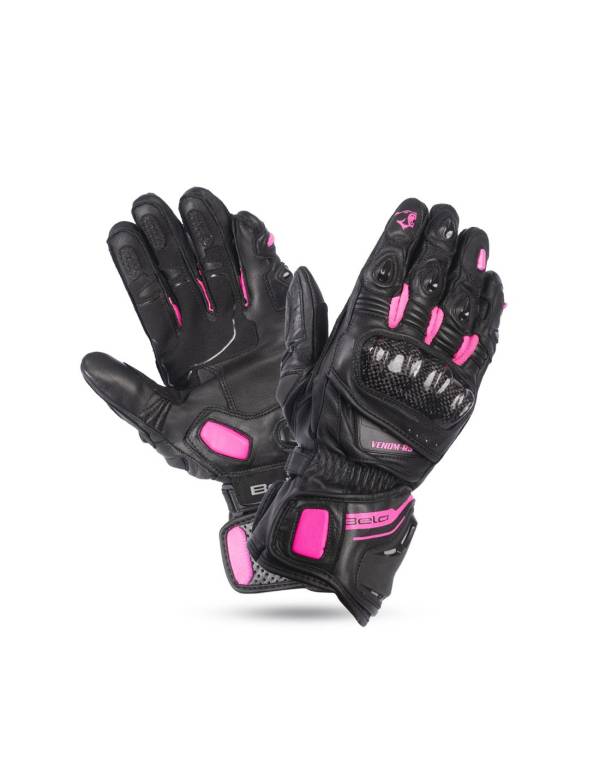 BELA Venom RS Racing Lady - Gloves - Black Pink